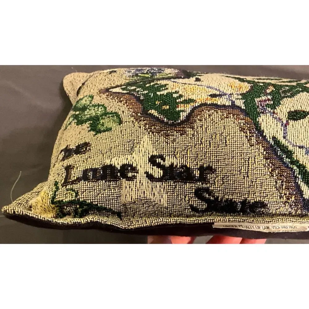 2 Bluebonnet Trail 16X16 Texas Lone Star State 12X8 Tapestry Throw/Lumbar Pillow